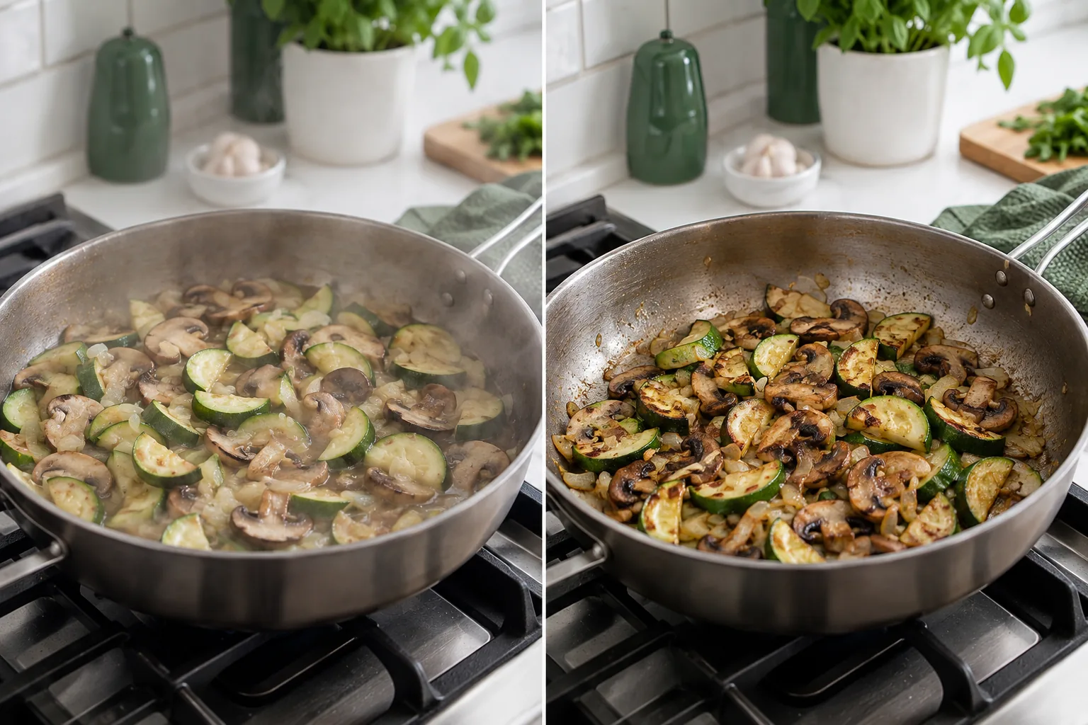 Use a Wide Hot Pan and a Manageable Frozen Load - visual guide for the method described in this section.
